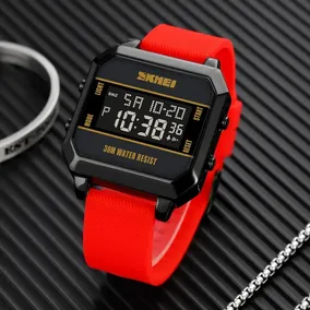 Reloj Skmei 1848 Diseño Japones Rojo Alarma Sumergible