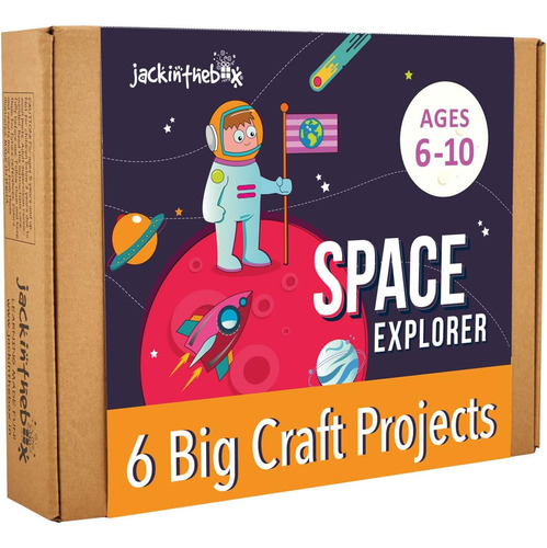 Kit De Artesanía De Ciencia Espacial Regalo 6 En 1 Juguete E