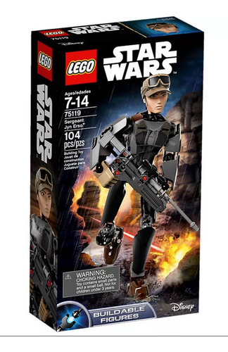 Lego Star Wars Sergeant Jyn Erso La Guerra De Las Galaxias