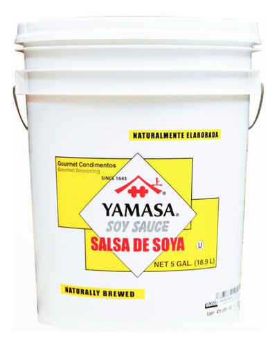 Salsa De Soya, Yamasa, 18.9 L, Sabor Original