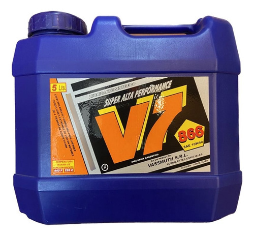 Aceite V7 866 Super Alta Performance Para Competición 10w40