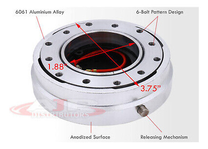 Detachable Steering Wheel Hub Adapter Quick Release Asse Yyo