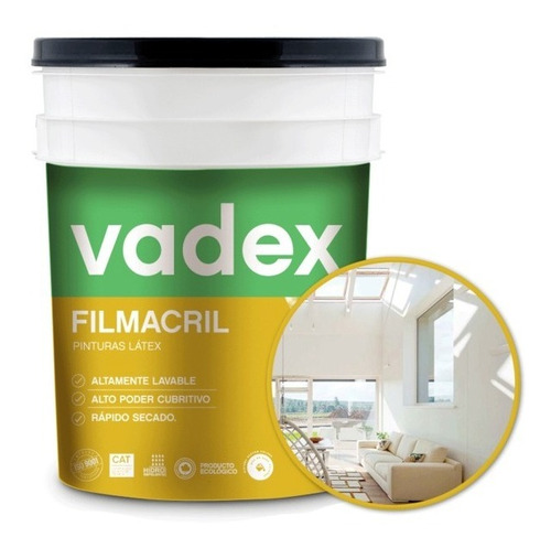 Vadex Filmacril Latex Interior-exterior Profesional 20lts 