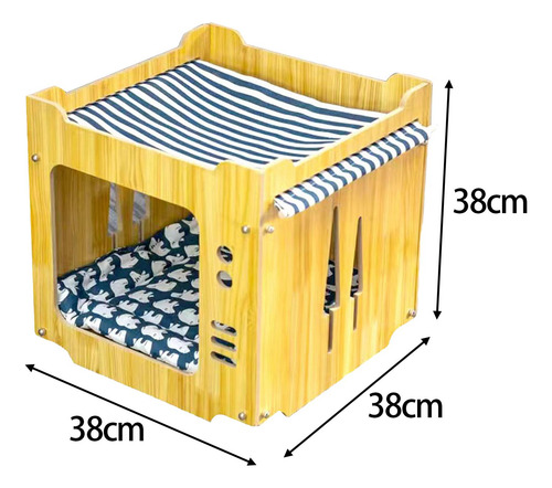 Cama Para Gatos, Casa Cúbica, Casa Para Rascar, Escondite,