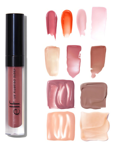 Lip Gloss E.l.f. Lip Plumping Glos Brillo Labial 2,7 Ml. Acabamento Brillante Color Mauve Lady