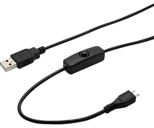 Cable Micro Usb Con Switch Para Raspberry Pi 3 Pack