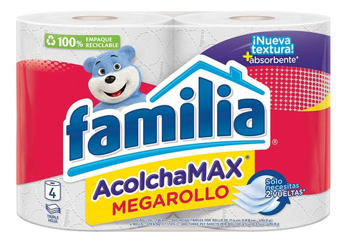 Papel Higienico Familia Megarrollo X 4 Rollo
