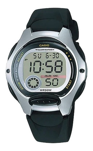 Reloj Mujer Casio Lw-200-1a Negro Digital