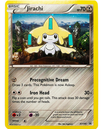 Jirachi Xy195 - Promo Pokemon Tcg