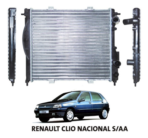 Imagen 1 de 6 de Radiador Renault Clio Nacional S/aa  
