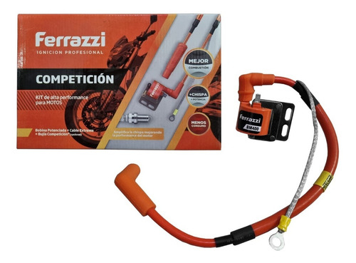 Kit Bobina + Cable Extreme Ferrazi Competicion 130º Corto Gm