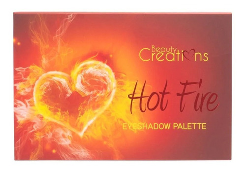 Imagen 3 de 7 de Paleta De Sombras Hot Fire Beauty Creations 12 Tonos