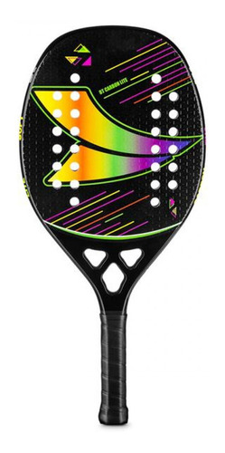 Raquete Beach Tennis Atrio Carbon Lite Es417 Cor Preto