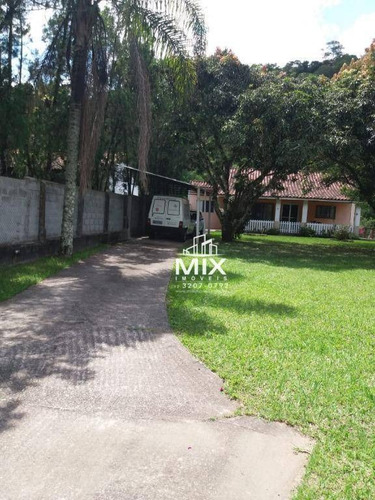 Imagem 2 de 20 de Belíssima Chácara Em Arujá, Sp Com Lago, Piscina, Mina, Poço E Mais - Ch0007