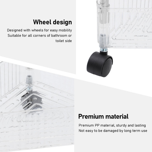 Estante De Almacenamiento De Baño Multiusos Moderno