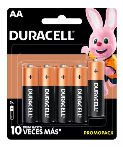 Pilas Alcalinas AA Duracell Plus, paquete de 10