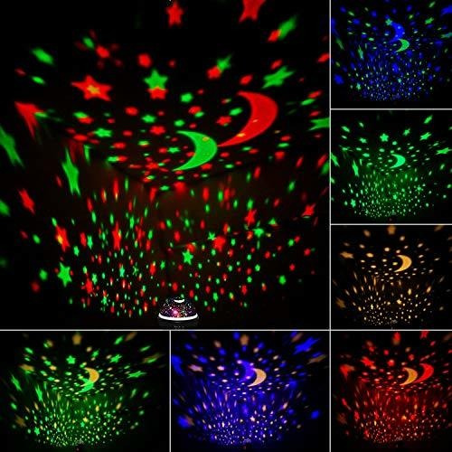 Colorido Proyector De Luz Nocturna Para Niños Luz Nocturna