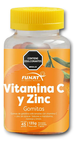 Vitamina C + Zinc Gomitas X 45 - g a $192