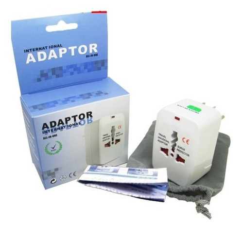 Adaptador Enchufe Universal De Viaje Au / Uk / Us / Eu 