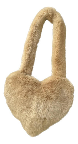 / Bolso De Felpa Para Mujer, Bolso Bandolera Larga Caqui