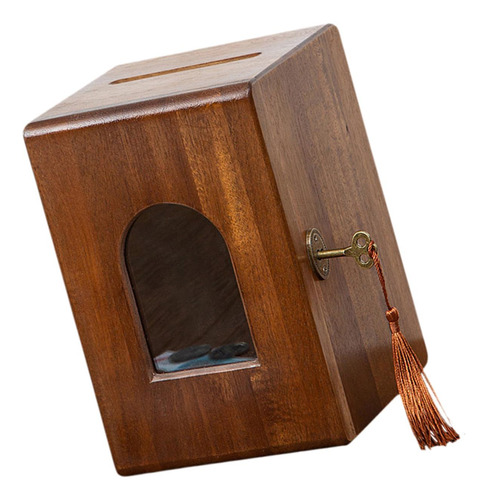 Hucha Caja De Almacenamiento De Dinero Con Cerradura Y