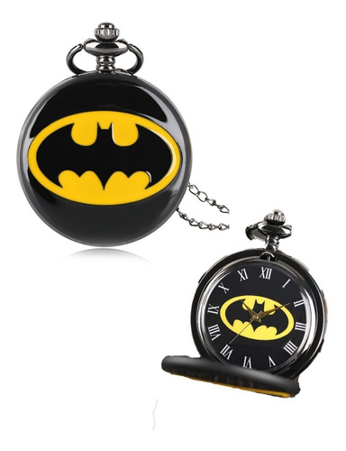 Reloj Bolsillo Batman Dc Comics 