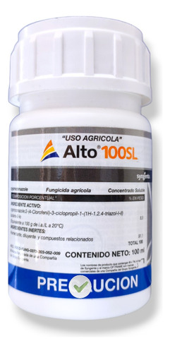 Alto 100 Fungicida Sistemico  Roya Preventivo Curativo 100ml