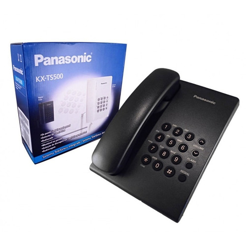 Telefono Panasonic Kx-ts500 Negro Garantia 1 Año