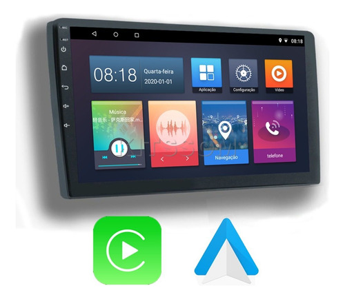 Multimídia Peugeot 2008 208 2017 2018 2019 2020 V2 Carplay 9
