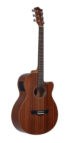 Violão eletroacústica Tagima Dallas Mahogany para destros natural mate