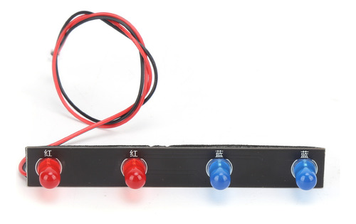 Luz De Techo Para Coche Rc Escala 1/12 Cabeza De Barra Led R