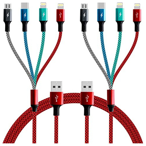 Multi Carga Cable Para Ip/type C/micro Usb Cell Phones Table