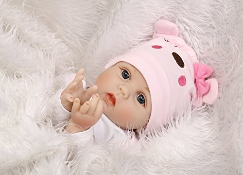 Imagen 4 de 9 de Npkdoll Reborn Baby Dolls Girl Realistic Soft Silicone Vinyl