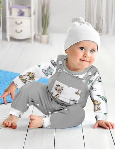 Bavader Ropa De Bebe Nino De Manga Larga Con Estampado De An