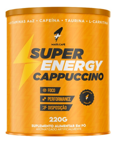 Super Energy Pré Treino Sabor Cappuccino