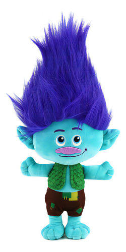 Boneca De Pelúcia Trolls Band Together Bobbi Blanche, 1 Peça Cor Azul