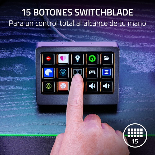 Razer Stream Controller X (15 Botones Switchblade