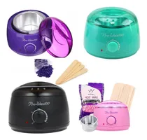 Comprar Olla Para Cera Depilatoria + Cera Perlas + Aplicadores 110v