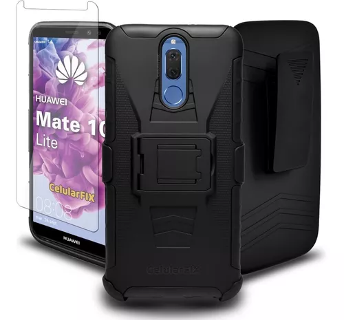 Funda Protector Huawei Mate 10 Lite Uso Rudo + Mica Cristal Gratis