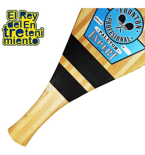 Imagen 3 de 7 de Paleta Paleton Expert Frontón Con Tarugos + Llave - El Rey
