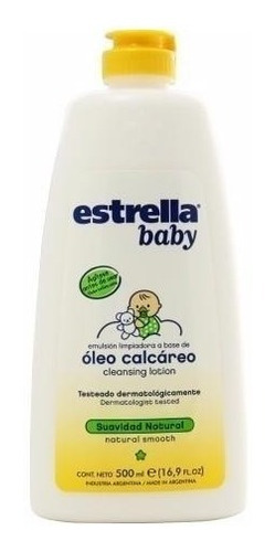 Imagen 1 de 10 de Oleo Calcareo Estrella Baby Emulsion 500ml Suavidad Natural