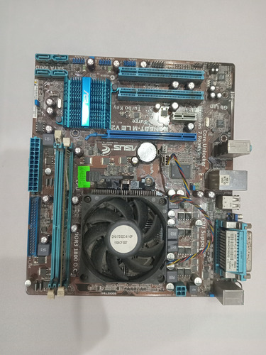 Placa Mother Ddr3 Asus Am3 M4n68t-m Marrón Oscuro (Usado)