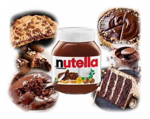 Kit C/10 - Nutella 140g Potinho Pequena Creme De Avelã Ferrero