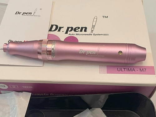 Combo Caneta Dr Pen M7 W Wireless Dermapen Agulha Sobe Desce
