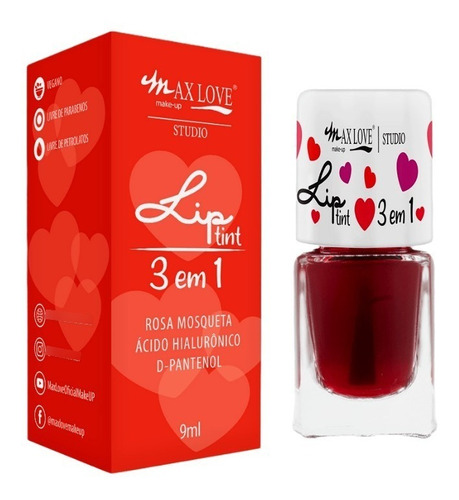 Lip Tint 3 Em 1 Max Love Cor 504 - 9ml