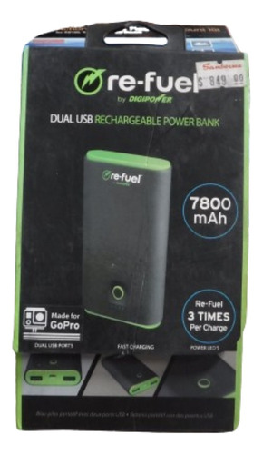 Caragador Portatil  Dual Usb 7800mah