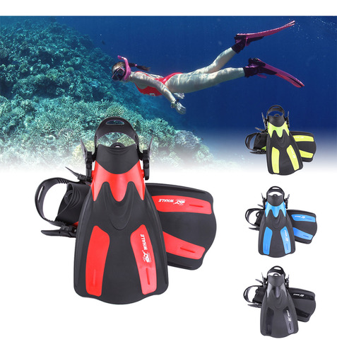 Aletas De Natación Para Buceo Con Forma De Ballena Para Adul