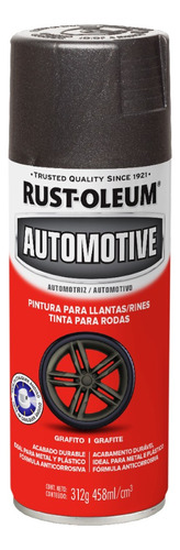 Pintura Para Llantas - Rines R.oleum | Negro Mate.