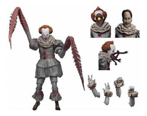 Imagen 1 de 4 de It Pennywise Neca Ultimat Dancing Pennywise Articulado Nuevo