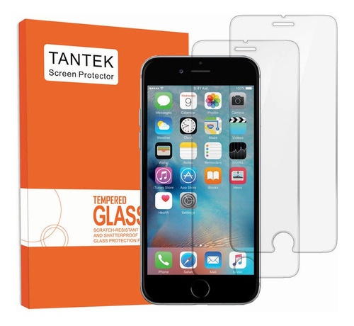 Tantek - Protector De Pantalla Para iPhone 6/6s Plus (2 Unid